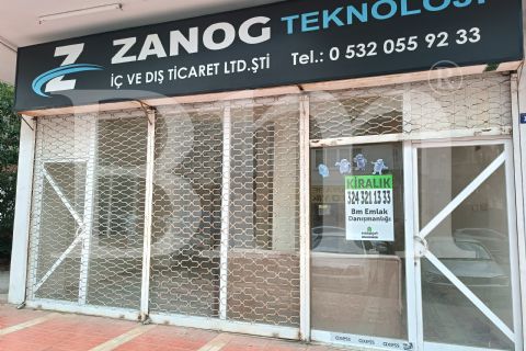 bm'den pirireis'de 80m2 geniş kullanışlı bahçeli dükkan